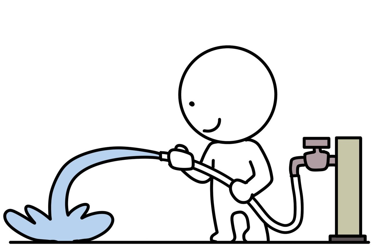湿潤散水設備
