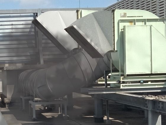 除塵されない粉じん