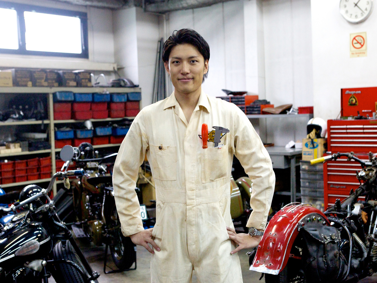 シンナー臭がしない工場