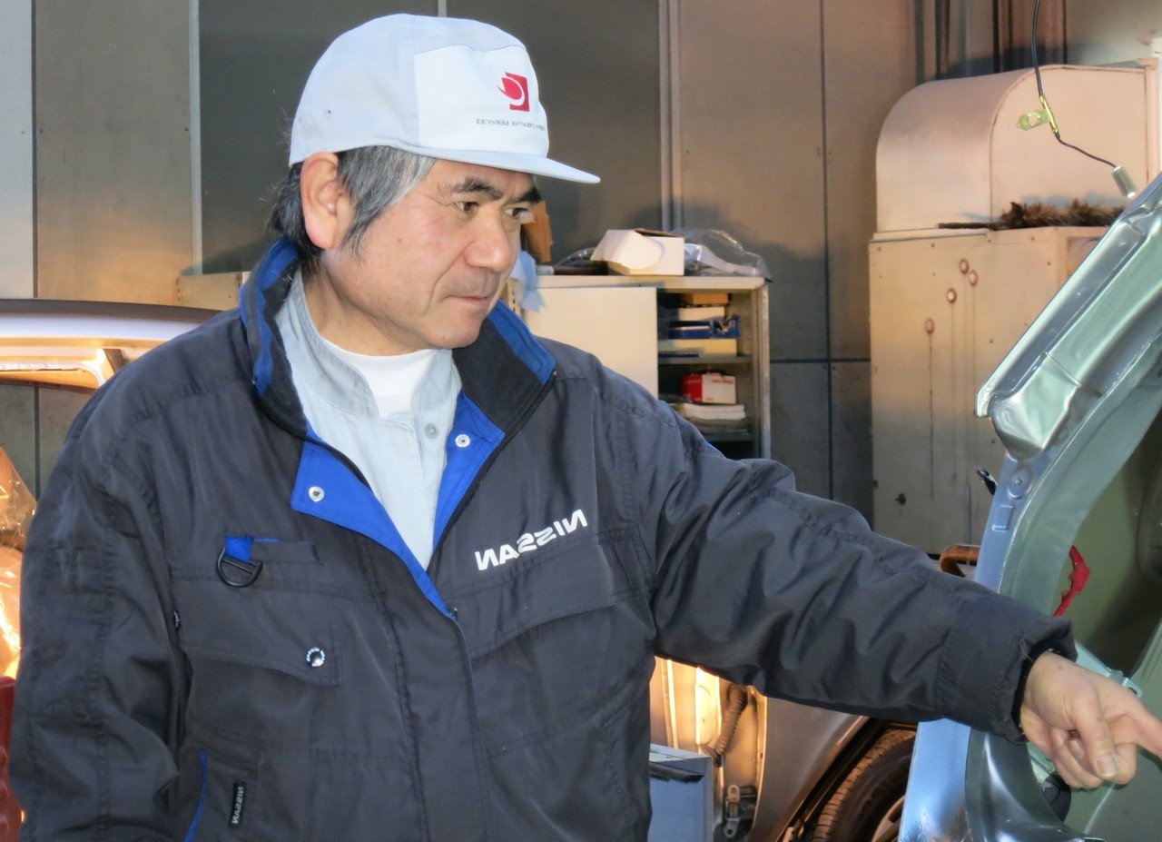 塗装工場の社長様