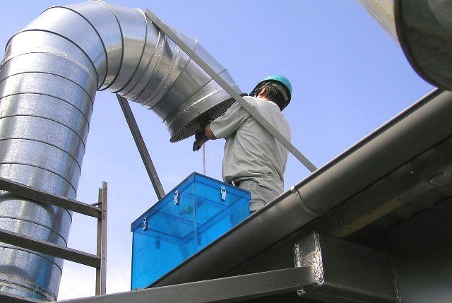 局所排気装置の年次点検