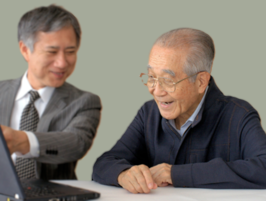 局所排気処理装置の説明の様子